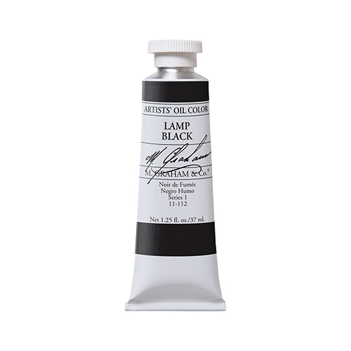 M. Graham � Artists� Oil Colour Lamp Black � 37 ml