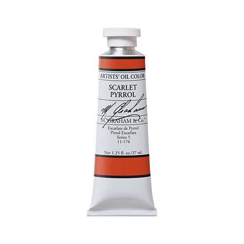 M. Graham � Artists� Oil Colour Scarlet Pyrrolt � 37 ml