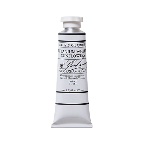 M. Graham � Artists� Oil Colour Titan White Sunflower � 37 ml
