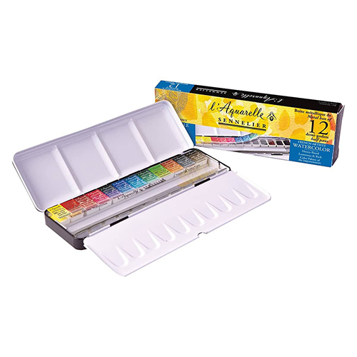 Sennelier - Artist Watercolour Half-Pan Set of 18