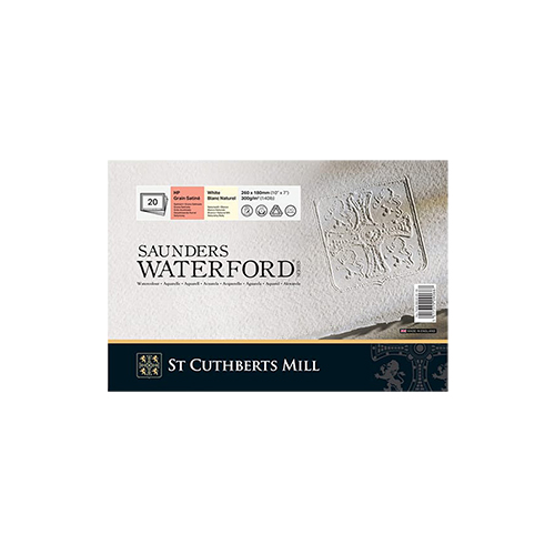 Saunders Waterford Series � Classic Watercolour Paper Block� Hot Pressed � 10 x 7 in.