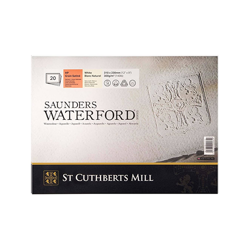 Saunders Waterford Series � Classic Watercolour Paper Block� Hot Pressed � 12 x 9 in.