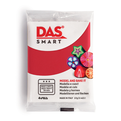 DAS Smart Polymer Clay - Carmine Red - 57g