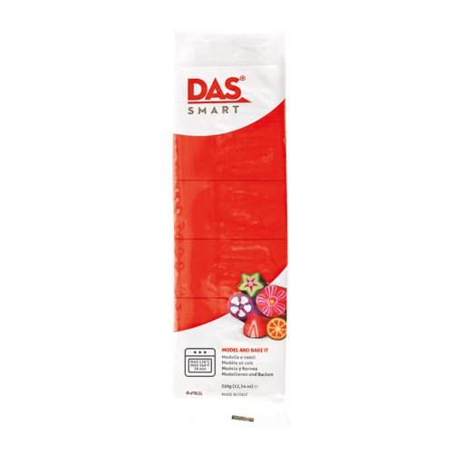 DAS Smart Polymer Clay - Scarlet Red - 350g