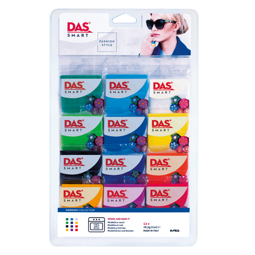 DAS Smart Polymer Clay - Harmonic Set of 12