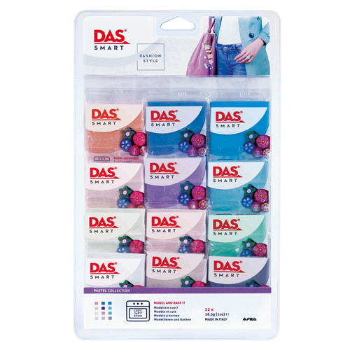 DAS Smart Polymer Clay - Pastel Set of 12