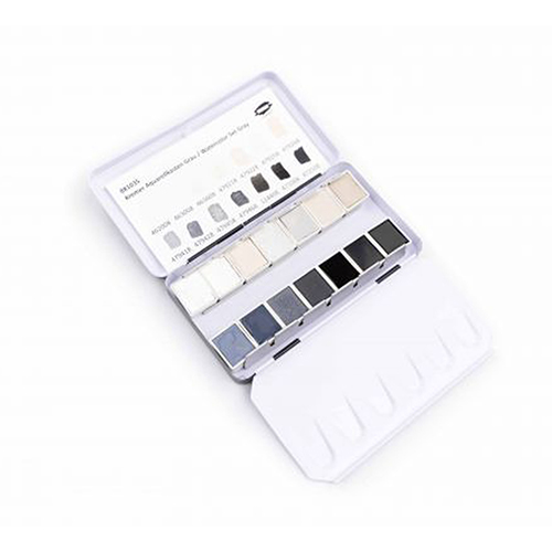 Kremer Pigments - Watercolour Grey Set