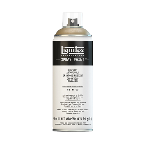 Liquitex Spray Paint 400 ml - Iridescent Antique Gold