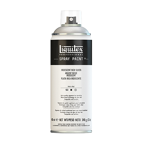 Liquitex Spray Paint 400 ml � Iridescent Rich Silver