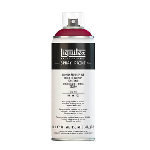 Liquitex Spray Paint 400 ml � Cadmium Red Deep Hue