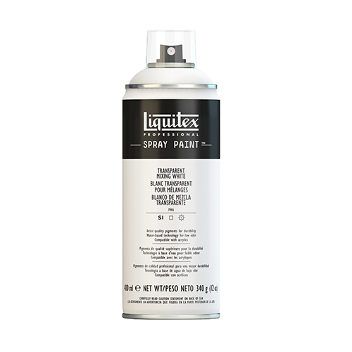 Liquitex Spray Paint 400 ml � Transparent Mixing White