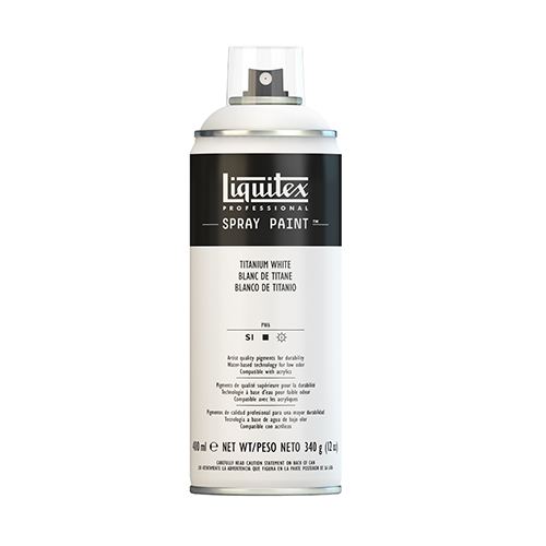 Liquitex Spray Paint 400 ml � Titanium White