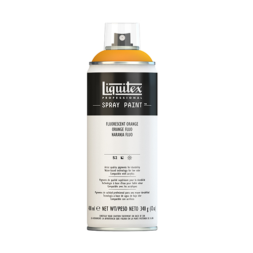 Liquitex Spray Paint 400 ml � Fluorescent Orange