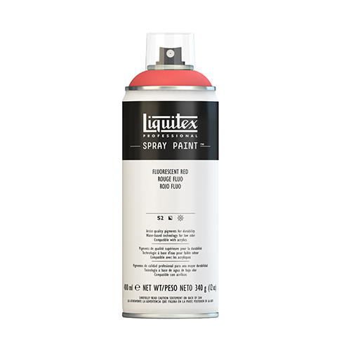 Liquitex Spray Paint 400 ml � Fluorescent Red