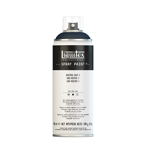 Liquitex Spray Paint 400 ml � Neutral Grey 3