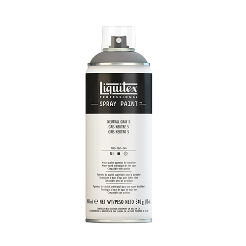 Liquitex Spray Paint 400 ml � Neutral Grey 5