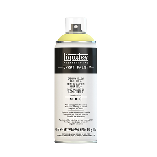 Liquitex Spray Paint 400 ml � Cadmium Yellow Light Hue 6
