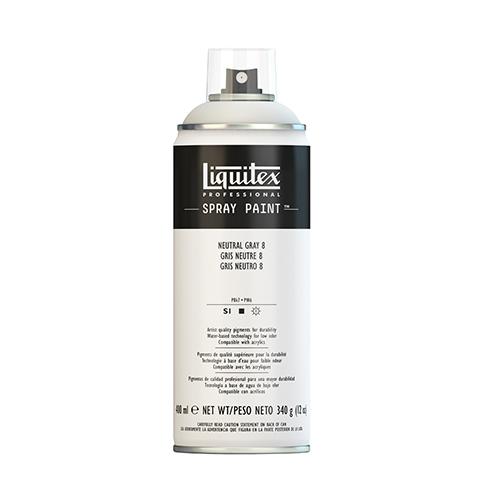 Liquitex Spray Paint 400 ml � Neutral Grey 8