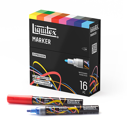 Liquitex Marker Set - Expression - 16 x 2 mm