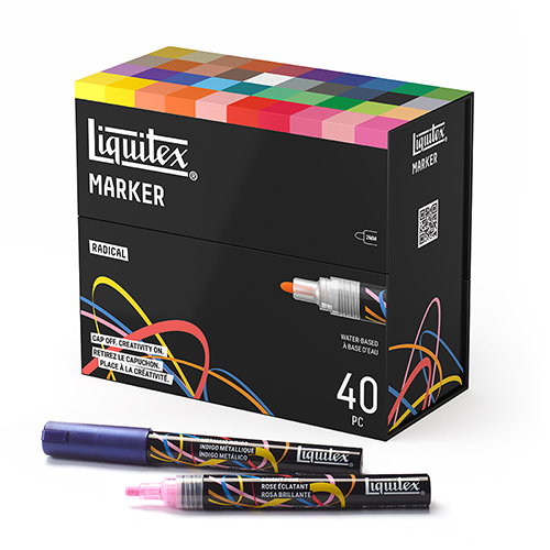 Liquitex Marker Set - Radical - 40 x 2 mm
