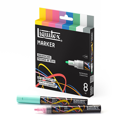 Liquitex Marker Set - Dreamscape - 8 x 2 mm