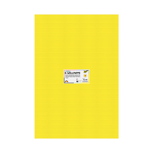 Folia Corrugated Cardboard � Lemon Yellow - 19.5 x 27.5 in.