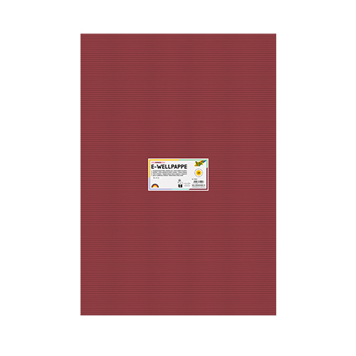 Folia Corrugated Cardboard � Bordeaux - 19.5 x 27.5 in.