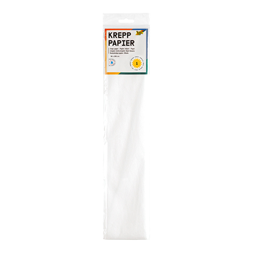 Folia Crepe Paper � White � 10 Sheets