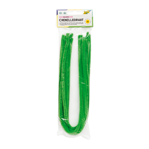 Folia Chenille Stems � Light Green � 10 Pack