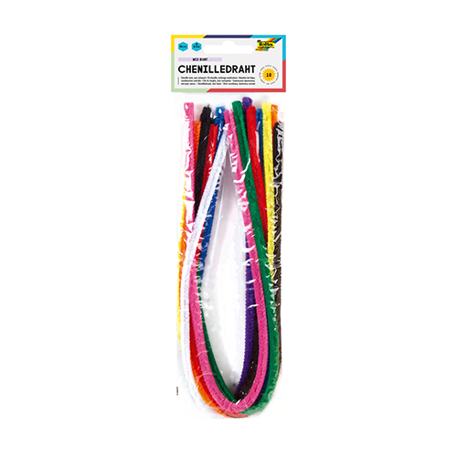 Folia Chenille Stems � Assorted � 10 Pack