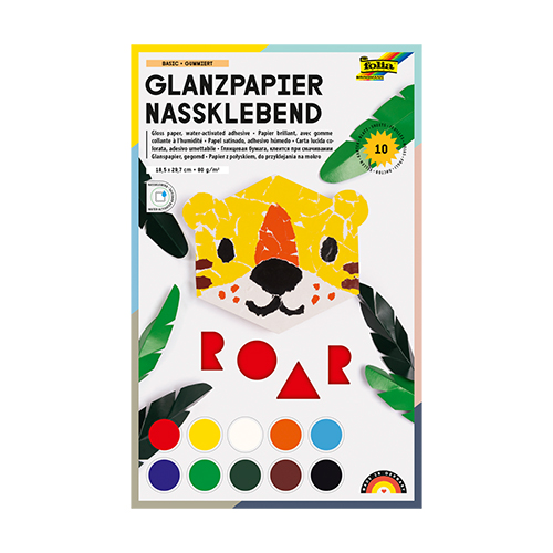 Folia Gloss Paper � Assorted � 10 Pack