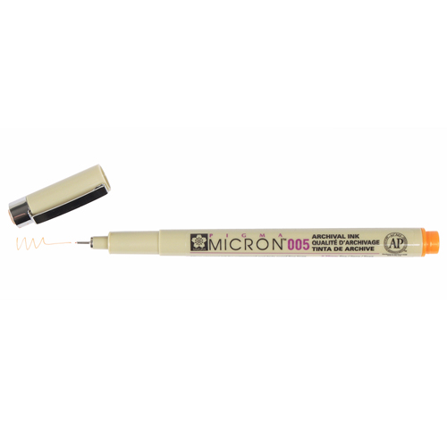 Sakura Pigma Micron 005 Pen 0.20mm - Orange