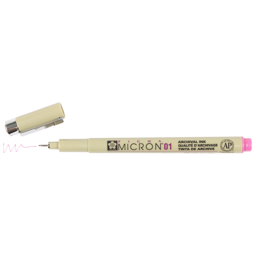 Sakura Pigma Micron 01 Pen 0.25mm - Rose