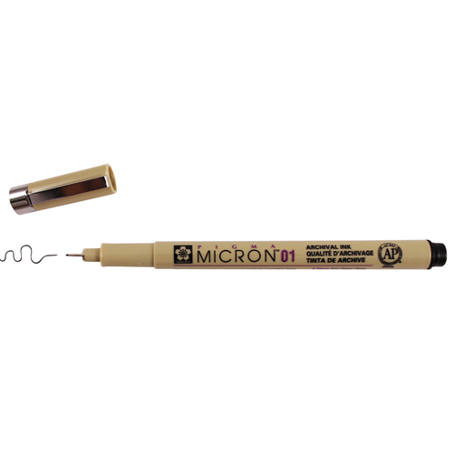 Sakura Pigma Micron 01 Pen 0.25mm - Black