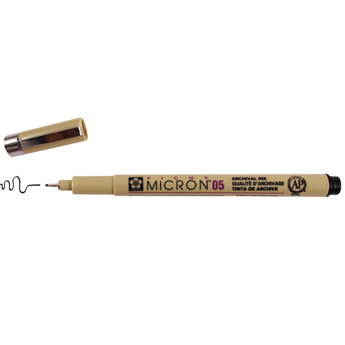 Sakura Pigma Micron 05 Pen 0.45mm - Black