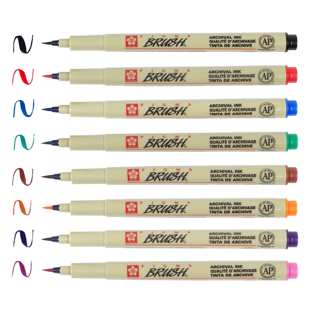 Sakura Pigma Brush Pens