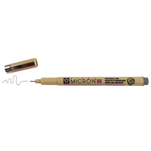 Sakura Pigma Micron 05 Pen 0.45mm - Cool Grey