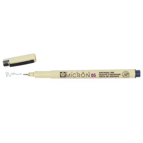 Sakura Pigma Micron 05 Pen 0.45mm - Blue Black
