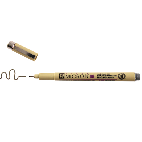 Sakura Pigma Micron 08 Pen 0.50mm - Cool Grey