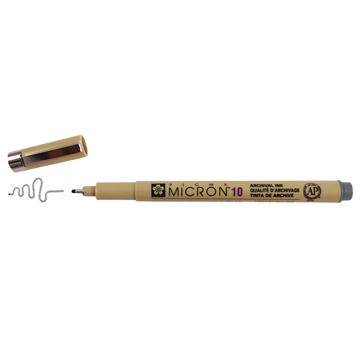 Sakura Pigma Micron 10 Pen 0.60mm - Cool Grey