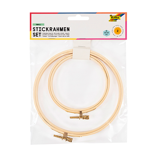 Folia Embroidery Frames � Round � 2 Pack