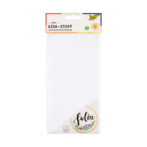 Folia AIDA Fabric � 19 x 19 in. - White