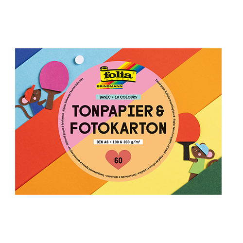 Folia A6 Tinted Cards � Assorted � 60 Pack