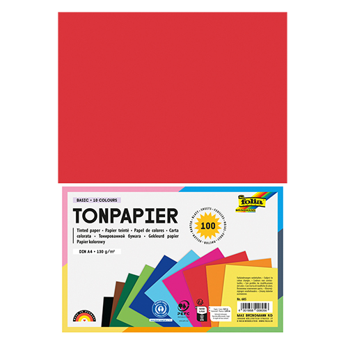 Folia A4 Tinted Cards � Assorted � 60 Pack