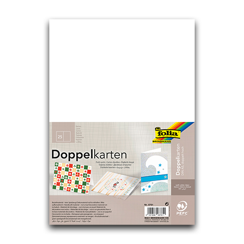 Folia A6 Postcards � White � 25 Pack