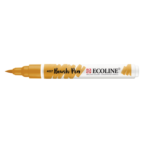 Ecoline Brush Pen - Deep Ochre