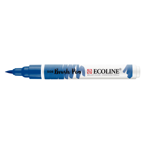 Ecoline Brush Pen - Prussian Blue