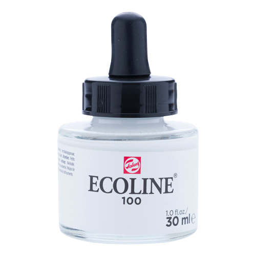 Ecoline Liquid Watersoluble Ink 30ml - White