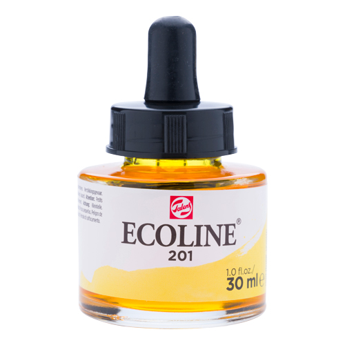 Ecoline Liquid Watersoluble Ink 30ml - Light Yellow