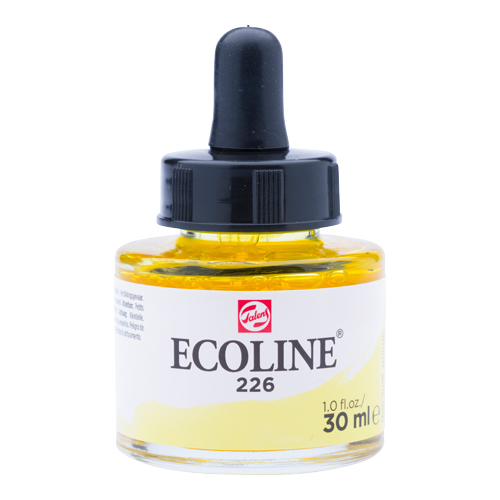 Ecoline Liquid Watersoluble Ink 30ml - Pastel Yellow